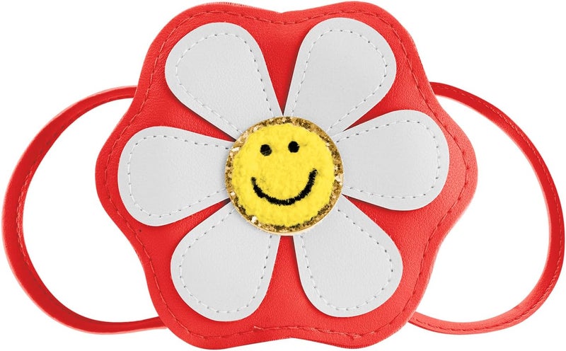 Easozoom Daisy Flower Tiny Small Purse Crossbody Shoulder Bag for Toddler Teen Girls 2 3 4 5 6 7 8 Year Old Kids Baby Gift - Image 1